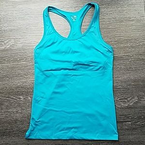 Teal workout tank